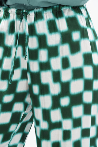 Checked shaded Effect PUVIS Palazzo Pants