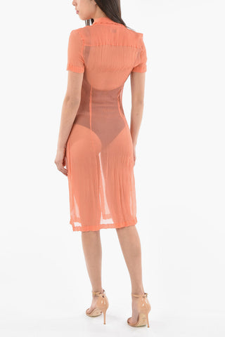 Ruched Silk DOUD Dress