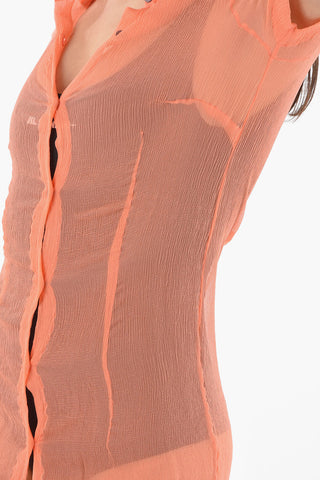 Ruched Silk DOUD Dress
