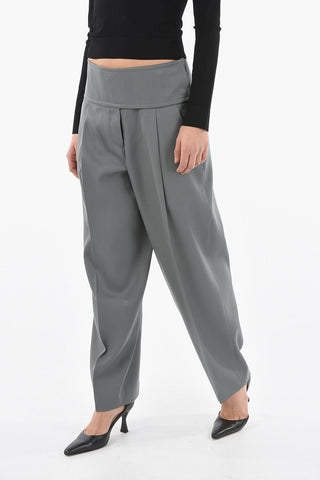 Pleated High Waisted Joggings
