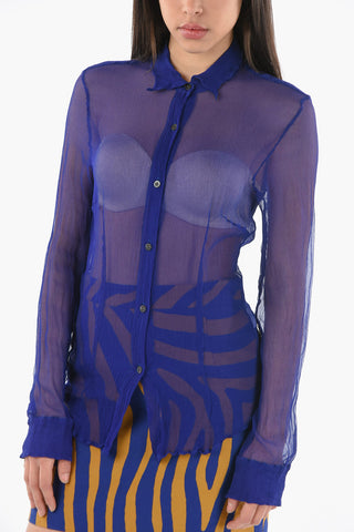 Silk CLOUDY Sheer Shirt