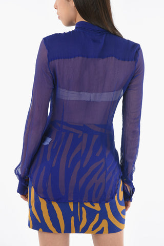 Silk CLOUDY Sheer Shirt