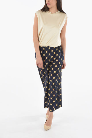 Printed Silk DAISY MARNIGRAM Pajama Pants