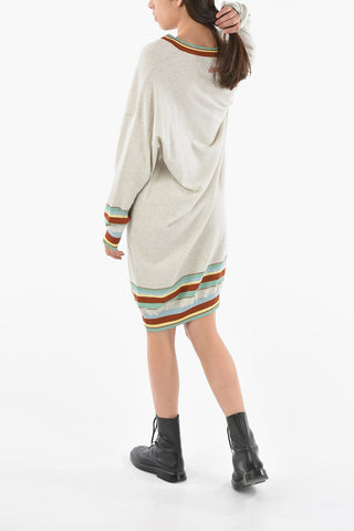 V Neck Knit Dress