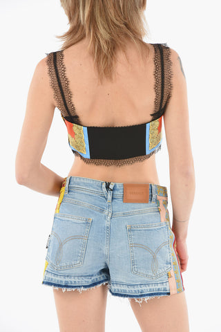Silk FOULARD ROYAL REBELLION Bralette Top