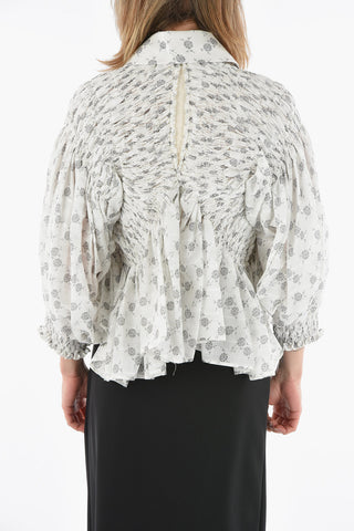 TAO Ruffled Shirt with Bell Sleeves and Vents