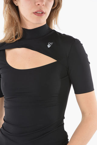 Crop Top LIQUID MELT con Dettaglio Cut Out
