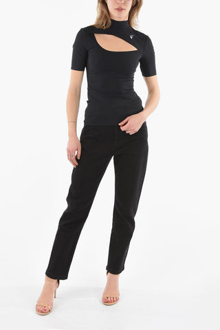 Cut Out Detail LIQUID MELT Crop Top