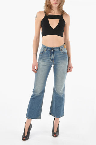 FOGACHINE Technical-knit Sling Bra Top with Cut-out detailing