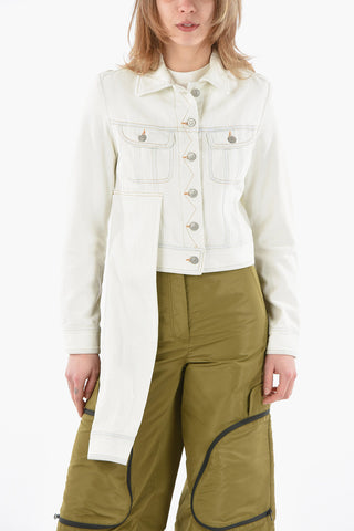 MM6 4 Sleeves Denim Jacket with Contrasting Stitching