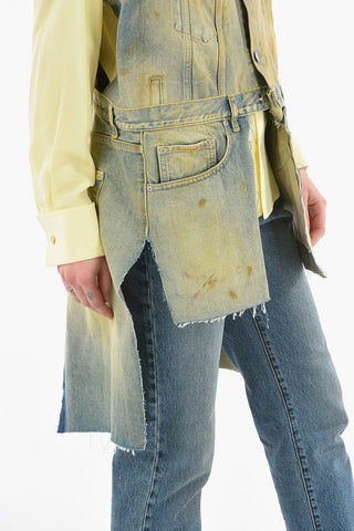 Gilet di Jeans Effetto Vintage