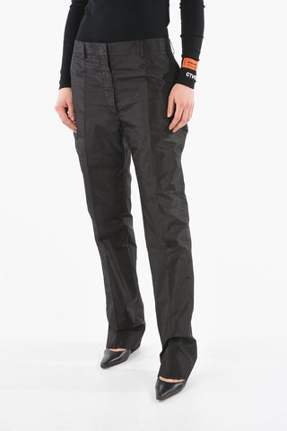 Pantaloni In Seta Regular Fit