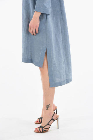Jetted Pocket Tunic Dress