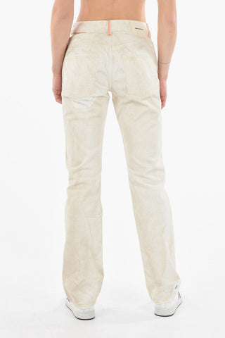 RE-EDITION Jeans OPEN SIDE con Dettagli Cut-out 20cm