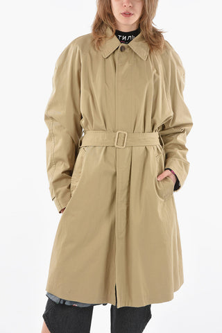 Bleted Single Breasted Reversible Trench