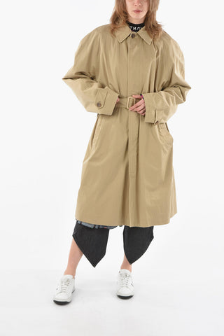 Bleted Single Breasted Reversible Trench
