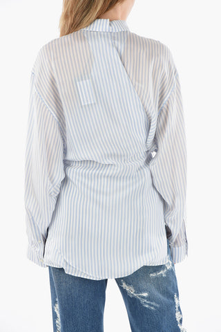 Striped Shirt With Martingale