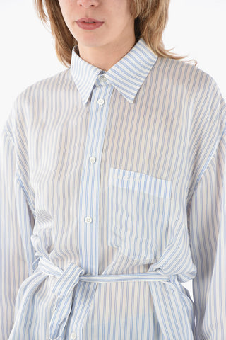 Striped Shirt With Martingale