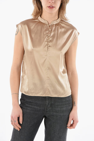 Silk Sleeveless Blouse