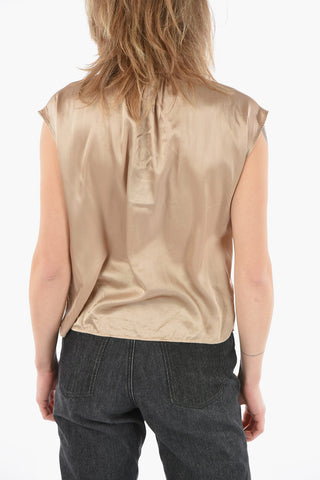Silk Sleeveless Blouse