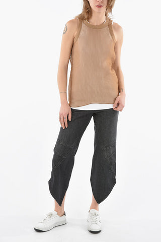 Tank Top with Removable Tech-chiffon Layer
