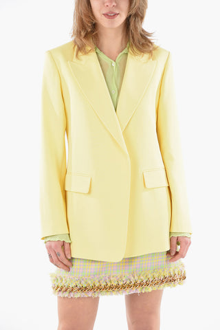 Silk Open Front Blazer