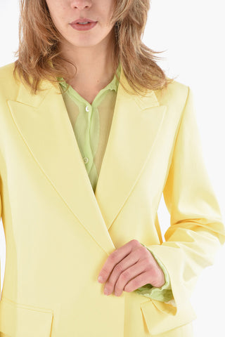 Silk Open Front Blazer