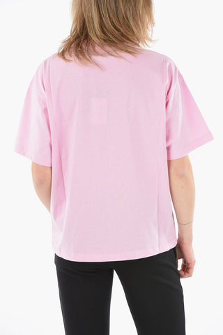 Crew Neck CRAZY LETTERING Printed T-Shirt