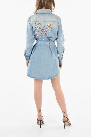 Chemisier ARROW in Denim con Cintura