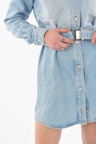 Chemisier ARROW in Denim con Cintura