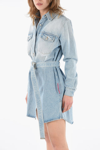 Chemisier ARROW in Denim con Cintura