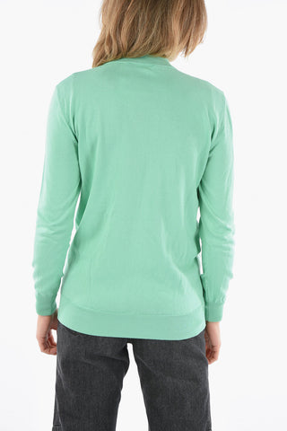 COUTURE! Cardigan in Cotone con Patch THIS IS NOT A MOSCHINO TOY