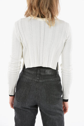 Open Back Cropped Pullover