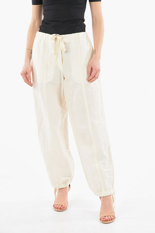 Linen Pants With Drawstring