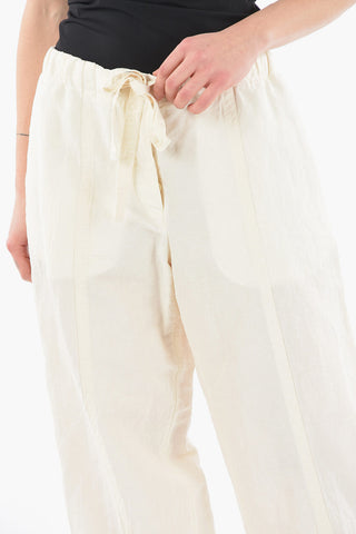 Linen Pants With Drawstring
