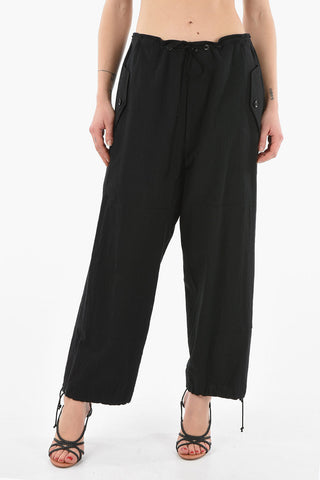 Y'S Pantaloni Cargo con Coulisse alla Caviglia