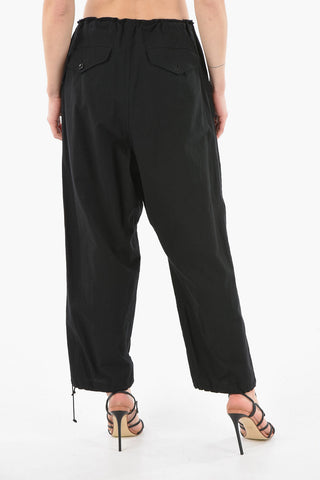 Y'S Pantaloni Cargo con Coulisse alla Caviglia