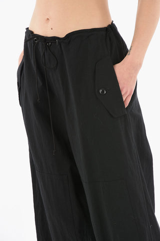 Y'S Pantaloni Cargo con Coulisse alla Caviglia