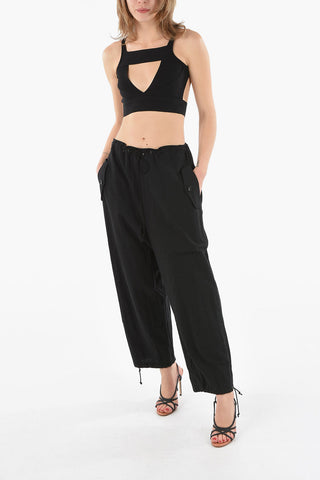 Y'S Pantaloni Cargo con Coulisse alla Caviglia