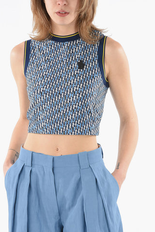 GRENOBLE DAY-NAMIC Printed Crop Top