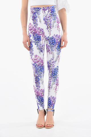 Floreal Printed High-waisted Leggings