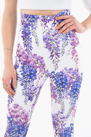 Floreal Printed High-waisted Leggings