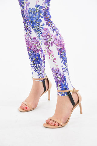 Floreal Printed High-waisted Leggings