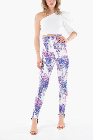 Floreal Printed High-waisted Leggings