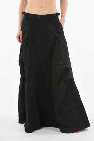 Ripstop Maxi Skirt With Cargo pockets