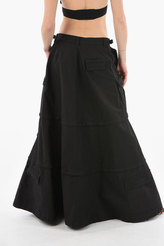 Ripstop Maxi Skirt With Cargo pockets