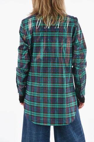 Camicia Sahariana CHECK in Lurex