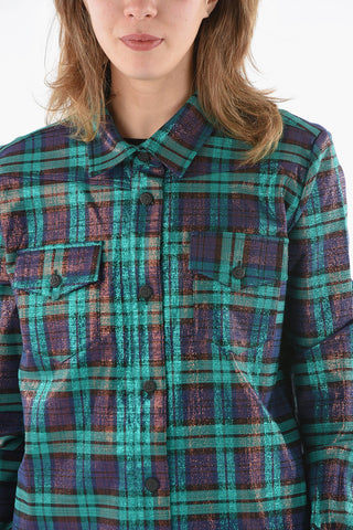 Camicia Sahariana CHECK in Lurex
