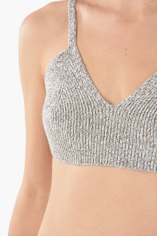 Top a Triangolo LANGUID BRA in Maglia