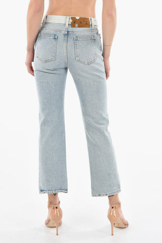 Jeans Cropped Fit BUTTONS con Passanti
